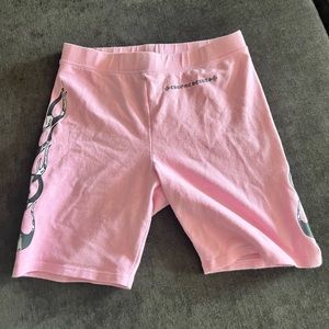Pink Chrome Hearts Bike Shorts Matty Boy Small
